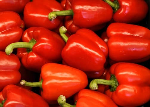 Kaliforniai paprika, piros